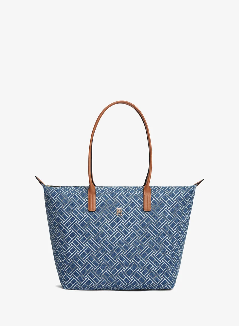 تومي هيلفيغر Flag Denim Tote Bag